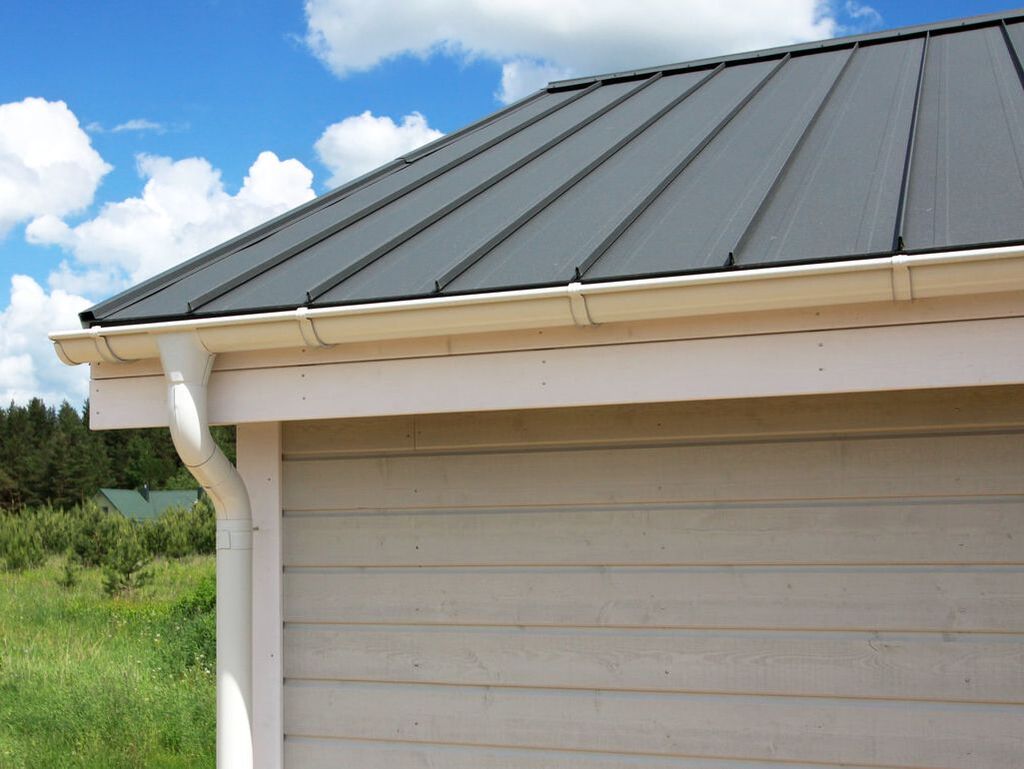 Green aluminum roofing